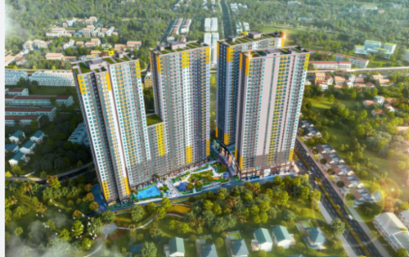 53m² – 2PN tại Bcons Solary, giá chỉ 1,7 tỷ đã VAT - View thông thoáng
